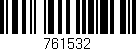 Código de barras (EAN, GTIN, SKU, ISBN): '761532'