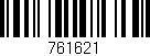 Código de barras (EAN, GTIN, SKU, ISBN): '761621'