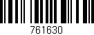 Código de barras (EAN, GTIN, SKU, ISBN): '761630'