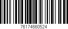 Código de barras (EAN, GTIN, SKU, ISBN): '76174660524'