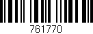 Código de barras (EAN, GTIN, SKU, ISBN): '761770'