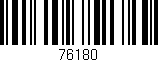Código de barras (EAN, GTIN, SKU, ISBN): '76180'