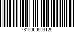 Código de barras (EAN, GTIN, SKU, ISBN): '7618900906129'