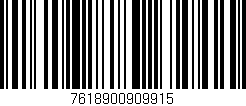 Código de barras (EAN, GTIN, SKU, ISBN): '7618900909915'
