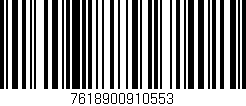 Código de barras (EAN, GTIN, SKU, ISBN): '7618900910553'