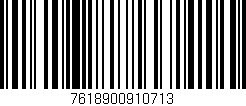 Código de barras (EAN, GTIN, SKU, ISBN): '7618900910713'