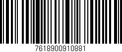 Código de barras (EAN, GTIN, SKU, ISBN): '7618900910881'