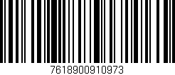 Código de barras (EAN, GTIN, SKU, ISBN): '7618900910973'