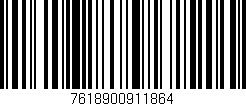 Código de barras (EAN, GTIN, SKU, ISBN): '7618900911864'