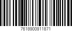 Código de barras (EAN, GTIN, SKU, ISBN): '7618900911871'