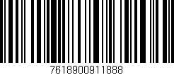 Código de barras (EAN, GTIN, SKU, ISBN): '7618900911888'