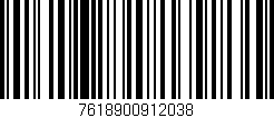 Código de barras (EAN, GTIN, SKU, ISBN): '7618900912038'
