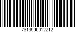 Código de barras (EAN, GTIN, SKU, ISBN): '7618900912212'