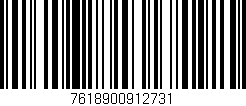 Código de barras (EAN, GTIN, SKU, ISBN): '7618900912731'