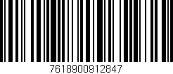Código de barras (EAN, GTIN, SKU, ISBN): '7618900912847'