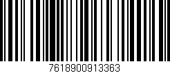 Código de barras (EAN, GTIN, SKU, ISBN): '7618900913363'