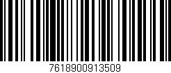 Código de barras (EAN, GTIN, SKU, ISBN): '7618900913509'