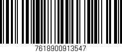 Código de barras (EAN, GTIN, SKU, ISBN): '7618900913547'