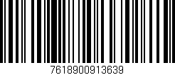 Código de barras (EAN, GTIN, SKU, ISBN): '7618900913639'