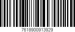 Código de barras (EAN, GTIN, SKU, ISBN): '7618900913929'