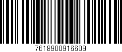 Código de barras (EAN, GTIN, SKU, ISBN): '7618900916609'