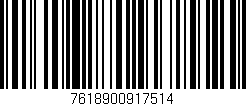 Código de barras (EAN, GTIN, SKU, ISBN): '7618900917514'