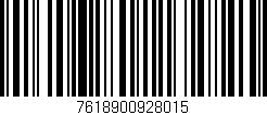 Código de barras (EAN, GTIN, SKU, ISBN): '7618900928015'