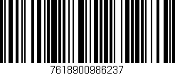 Código de barras (EAN, GTIN, SKU, ISBN): '7618900986237'