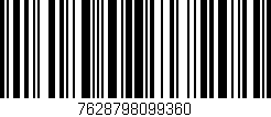 Código de barras (EAN, GTIN, SKU, ISBN): '7628798099360'