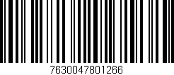 Código de barras (EAN, GTIN, SKU, ISBN): '7630047801266'