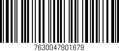Código de barras (EAN, GTIN, SKU, ISBN): '7630047801679'