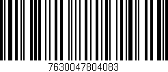 Código de barras (EAN, GTIN, SKU, ISBN): '7630047804083'