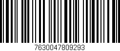 Código de barras (EAN, GTIN, SKU, ISBN): '7630047809293'
