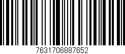 Código de barras (EAN, GTIN, SKU, ISBN): '7631706887652'