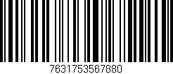 Código de barras (EAN, GTIN, SKU, ISBN): '7631753567880'