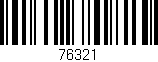Código de barras (EAN, GTIN, SKU, ISBN): '76321'