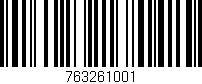 Código de barras (EAN, GTIN, SKU, ISBN): '763261001'