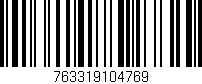 Código de barras (EAN, GTIN, SKU, ISBN): '763319104769'