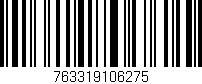 Código de barras (EAN, GTIN, SKU, ISBN): '763319106275'