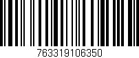 Código de barras (EAN, GTIN, SKU, ISBN): '763319106350'