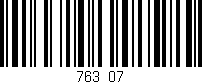 Código de barras (EAN, GTIN, SKU, ISBN): '763/07'