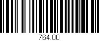 Código de barras (EAN, GTIN, SKU, ISBN): '764.00'