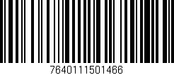 Código de barras (EAN, GTIN, SKU, ISBN): '7640111501466'