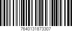 Código de barras (EAN, GTIN, SKU, ISBN): '7640131873307'