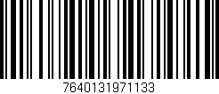 Código de barras (EAN, GTIN, SKU, ISBN): '7640131971133'