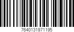 Código de barras (EAN, GTIN, SKU, ISBN): '7640131971195'