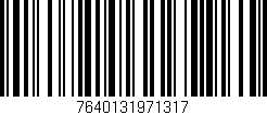 Código de barras (EAN, GTIN, SKU, ISBN): '7640131971317'