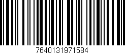 Código de barras (EAN, GTIN, SKU, ISBN): '7640131971584'