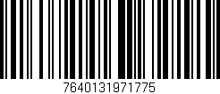 Código de barras (EAN, GTIN, SKU, ISBN): '7640131971775'
