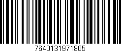 Código de barras (EAN, GTIN, SKU, ISBN): '7640131971805'